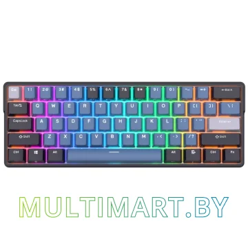 Клавиатура Royal Kludge RK61 Plus RGB (черный, RK Cyan)